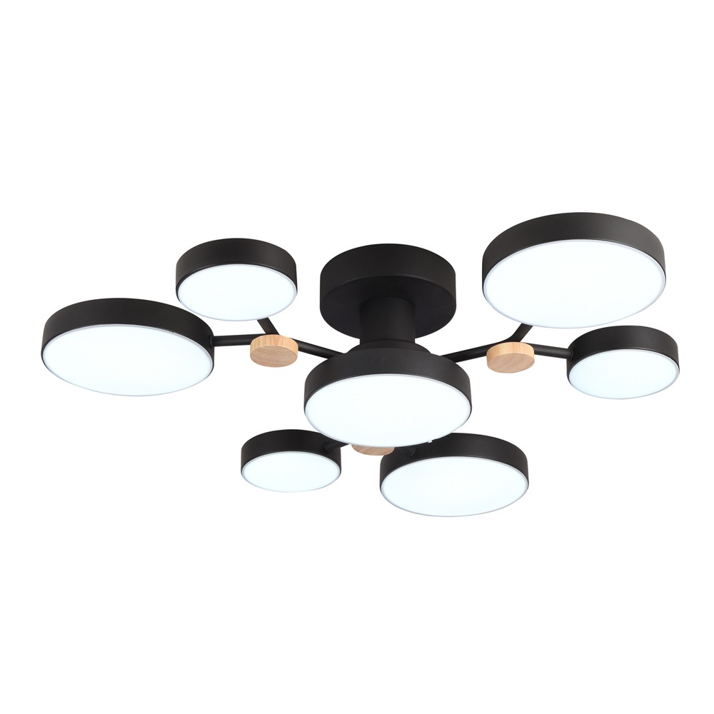потолочная люстра led4u l3201-700 bk