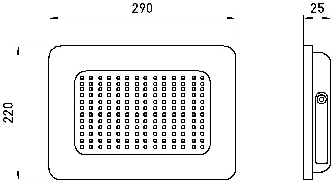 прожектор эра lpr-023-0-40k-150 б0067708