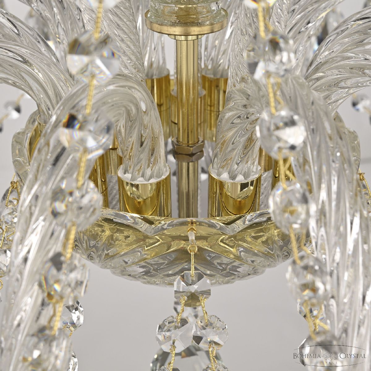 подвесная люстра bohemia ivele crystal 105/10/240 g