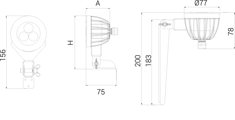 ландшафтный светильник fiberli cg103 11290101