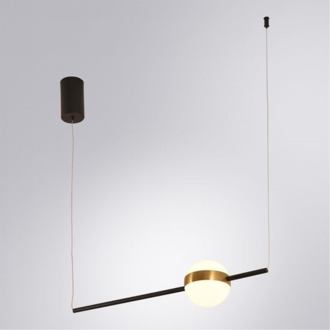 подвесной светодиодный светильник arte lamp furud a2124sp-1bk