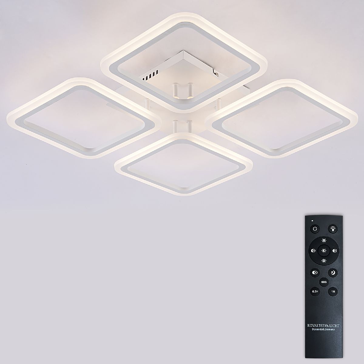 потолочная люстра natali kovaltseva spektr led lamps 81108/3c