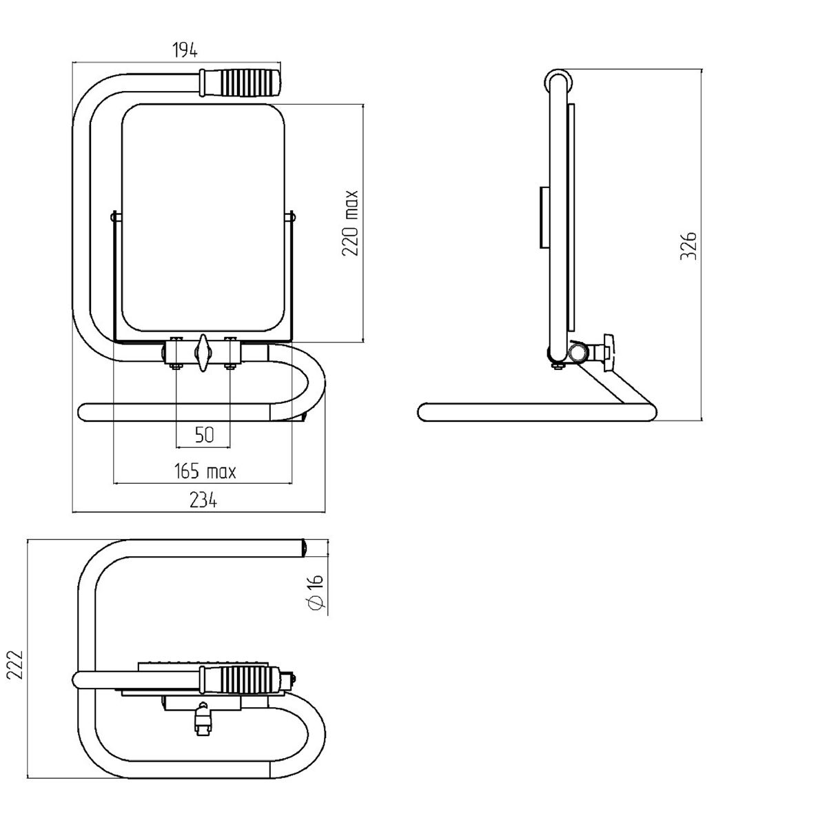 подставка для прожектора эра lpr-stand б0057553