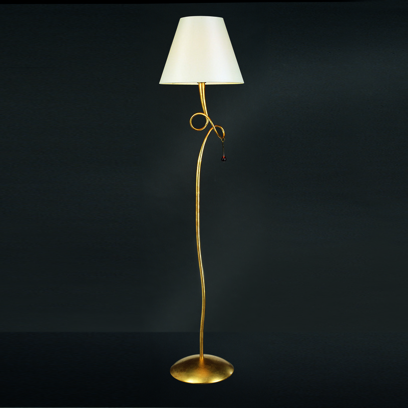 торшер mantra paola painted gold 3543