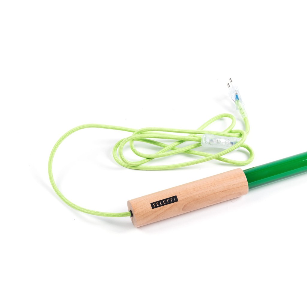 подвесной светильник linea led green seletti