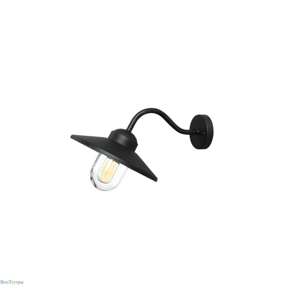 уличный настенный светильник elstead lighting klampenborg klampenborg-bk