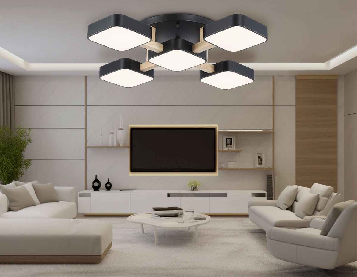 потолочная люстра ambrella light linetech comfort fl4883