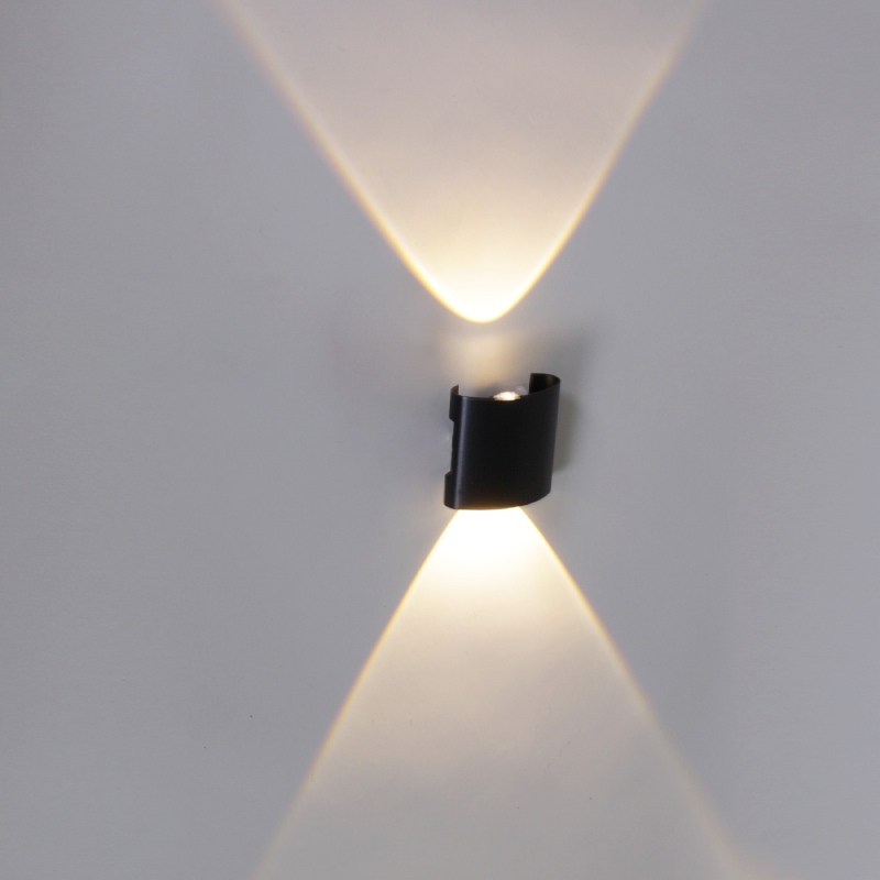 архитектурный светильник reluce 86831-9.2-002kt led2*1w bk
