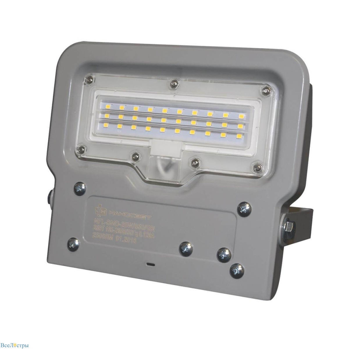 светодиодный прожеkтор наносвет nfl-smd-25w/850/gr l411