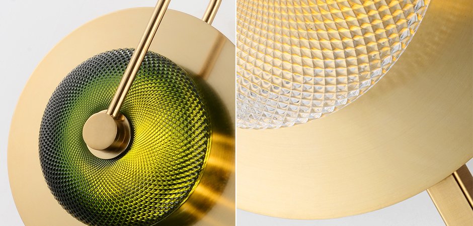 настенный светильник imperiumloft green disk 144306-22