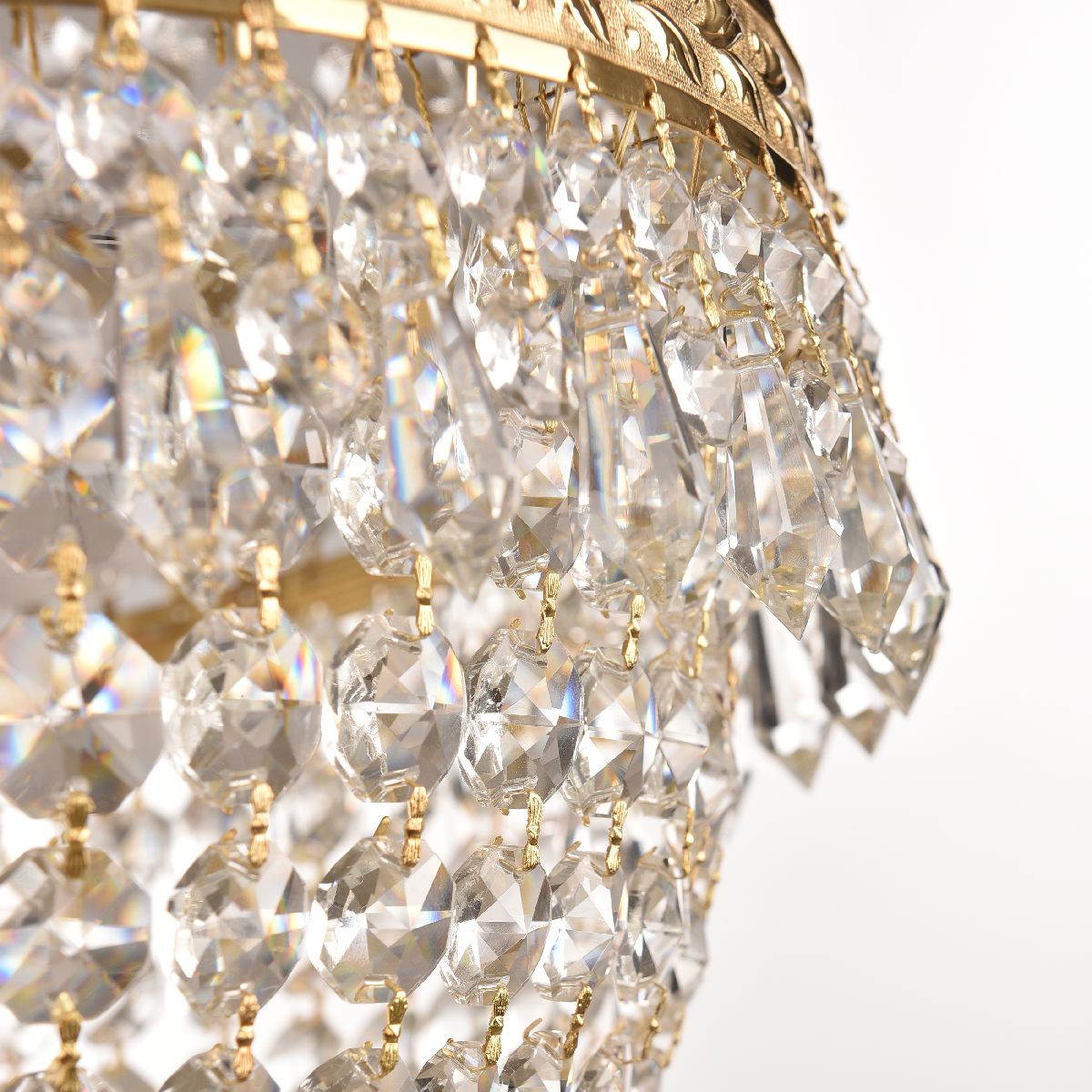 потолочный светильник bohemia ivele crystal 19011/35iv/led-dim g
