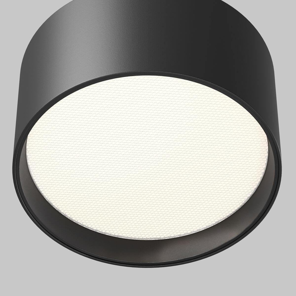 потолочный светодиодный светильник maytoni technical glare c091cl-12w4k-b
