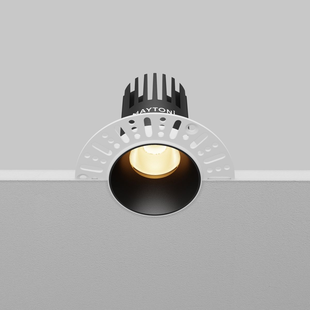 встраиваемый светильник maytoni dip dl119-10w-2.7k-trs-b