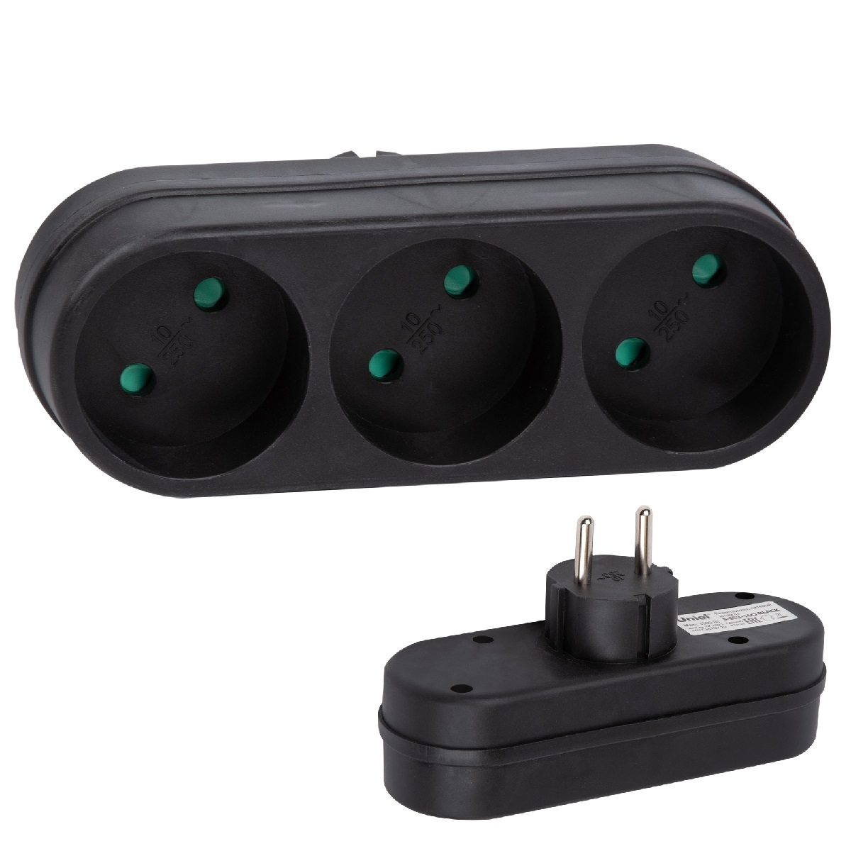 сетевой разветвитель uniel s-es3-16o black ul-00011232