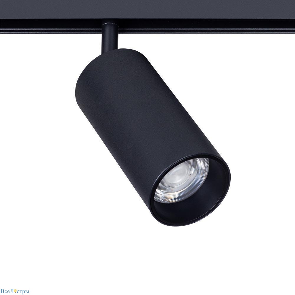 трековый магнитный светодиодный светильник arte lamp linea a4631pl-1bk