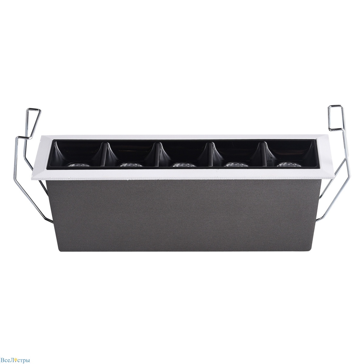 встраиваемый светильник da4005ns black and white delight collection