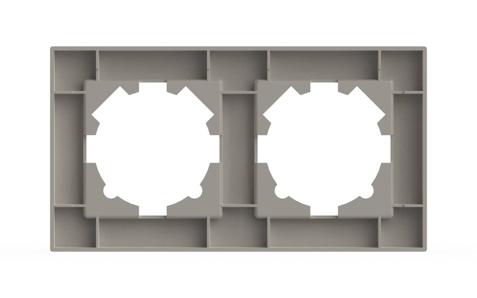 рамка двухместная elbi vega 510-010200-226