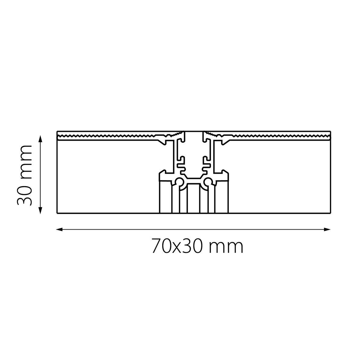 коннектор l-образный встраиваемый lightstar linea 506247