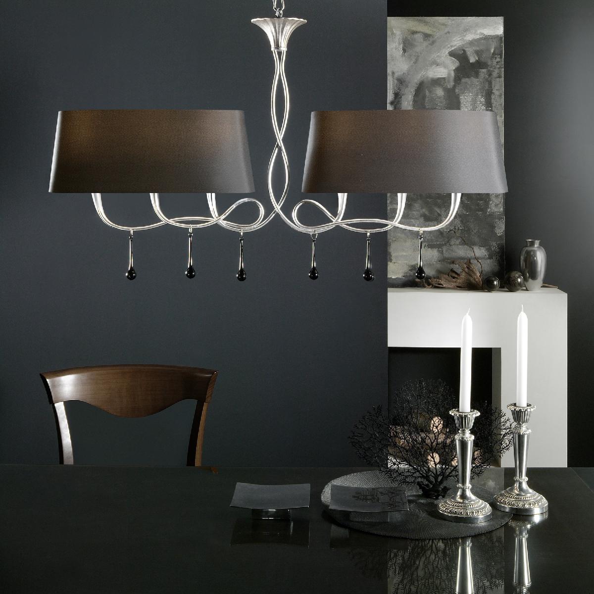 подвесной светильник mantra paola painted silver 3531
