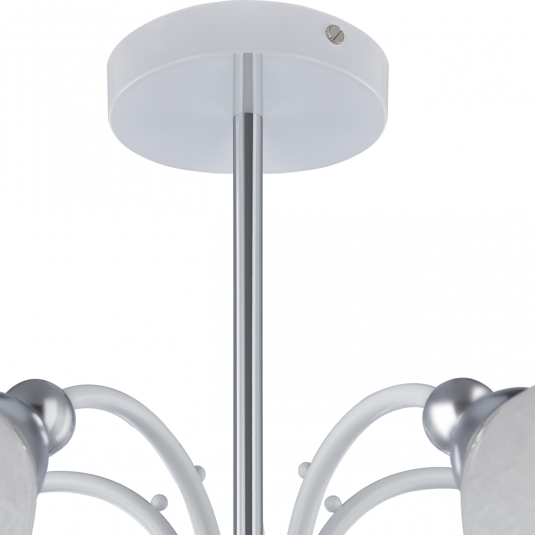 люстра на штанге arte milano napoli 326008/5 wh+cr