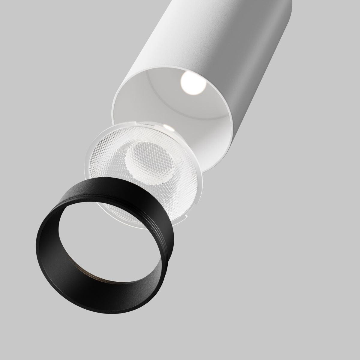 спот maytoni technical focus led c055cl-l12w4k-ss-w