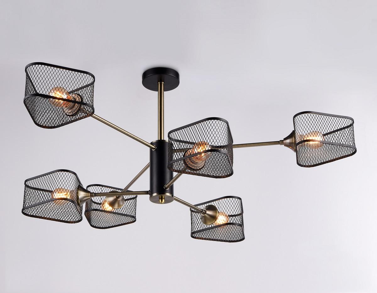 подвесная люстра ambrella light traditional loft tr80172