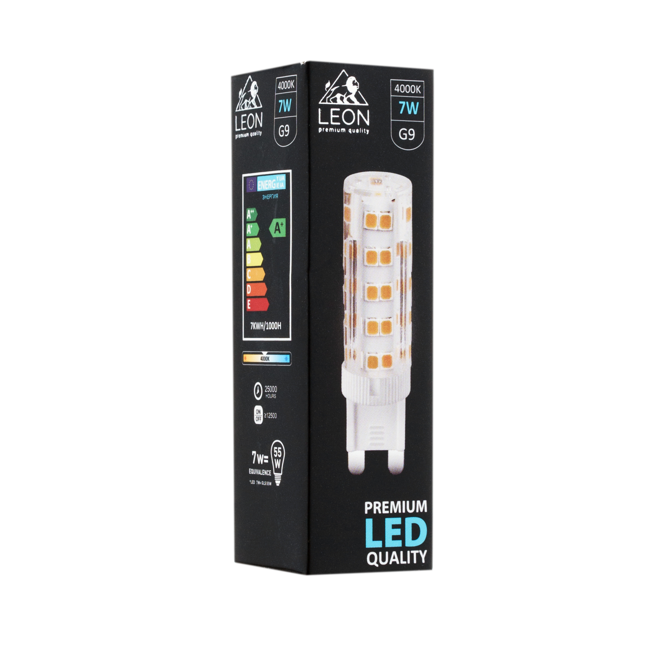 светодиодная лампа leon le-g9-7w-4000k