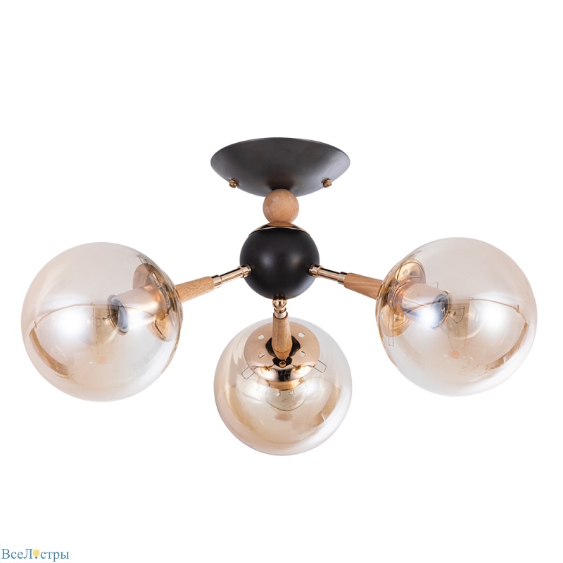 потолочная люстра arte lamp boston a4485pl-3bk