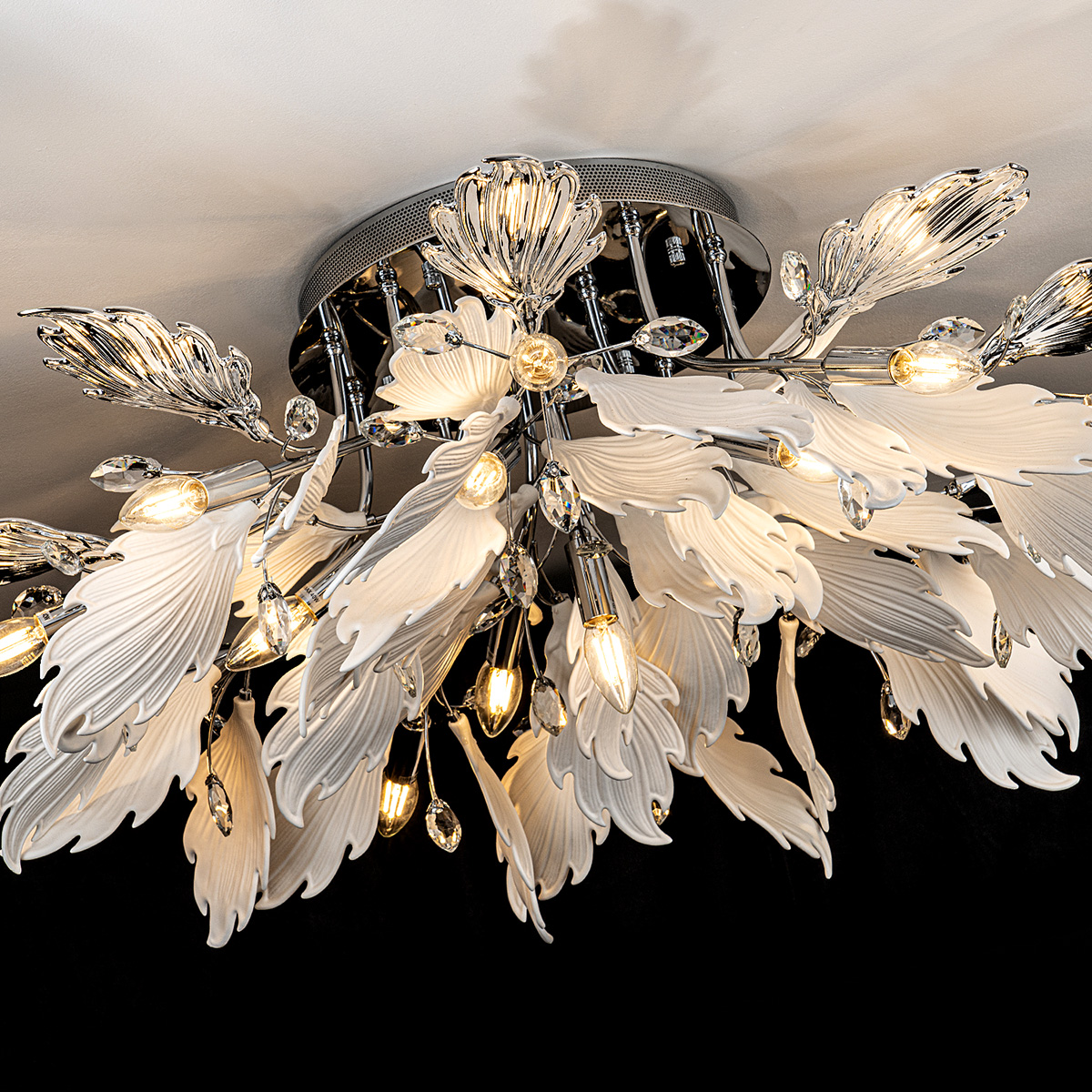 потолочная люстра modelux ml.6869.1000 cr