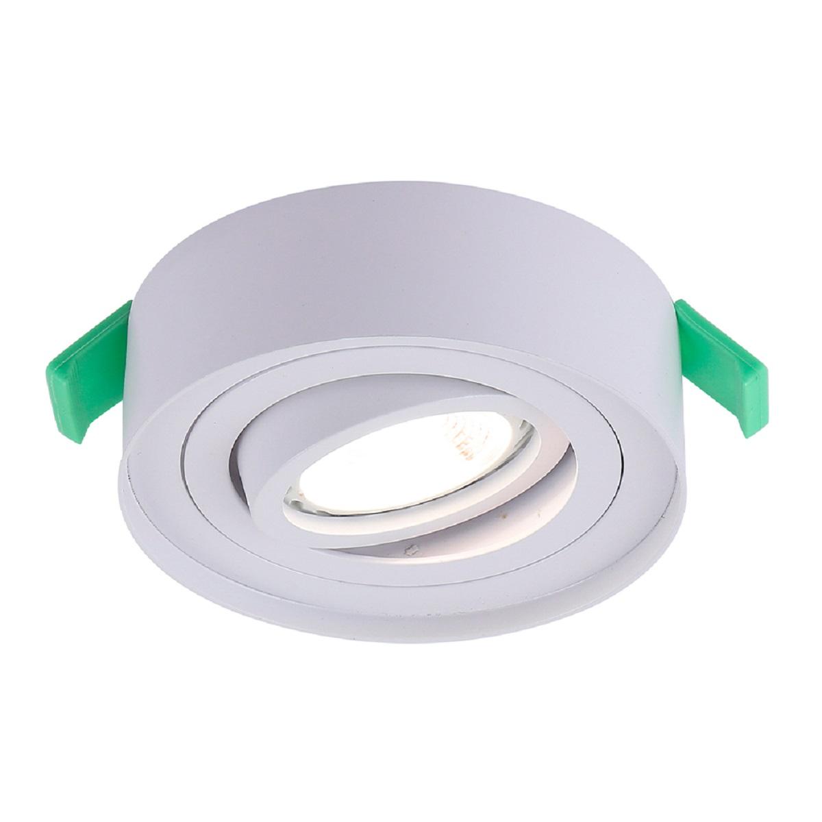 встраиваемый светильник crystal lux clt 059c1 wh
