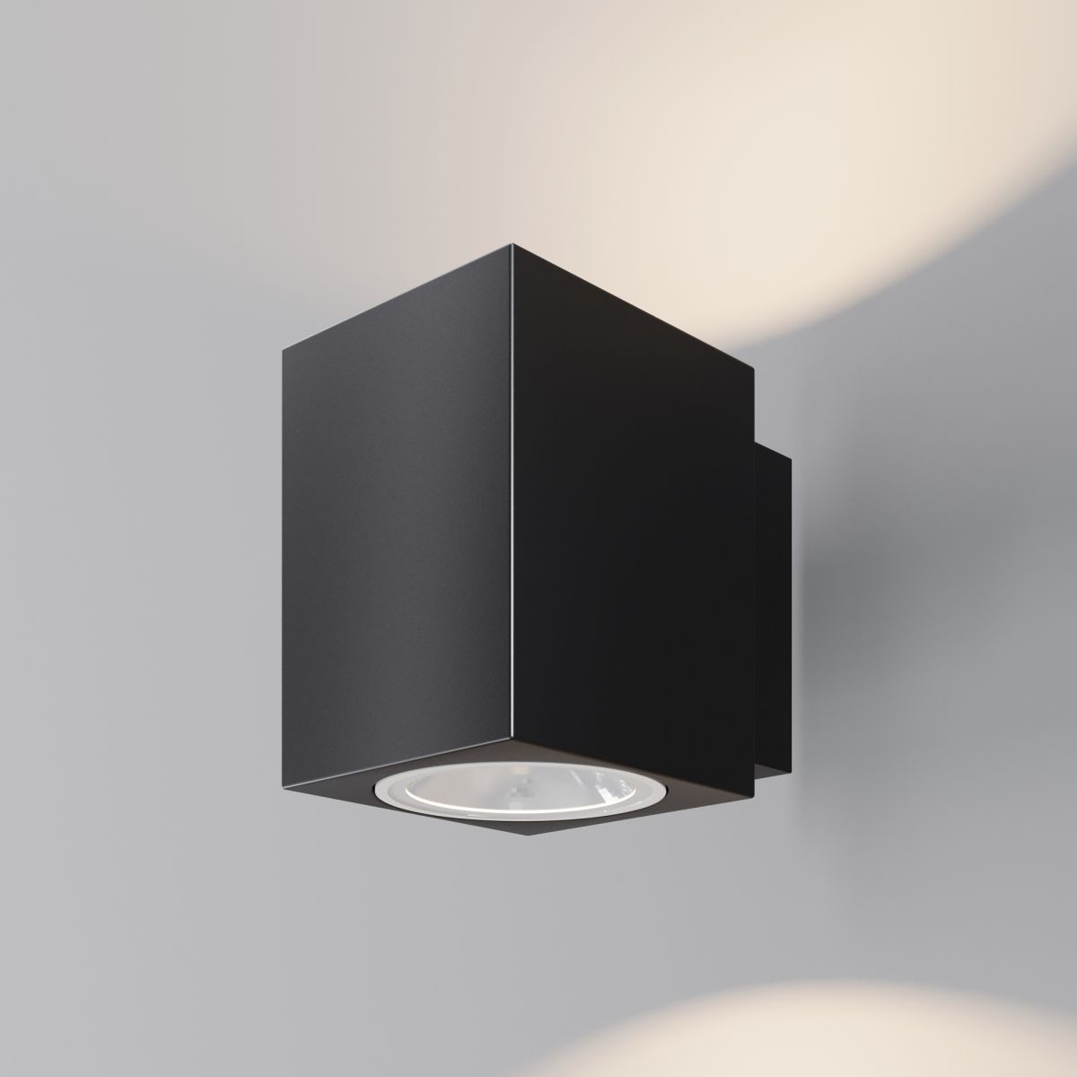 уличный настенный светильник maytoni block o507wl-l10b3k