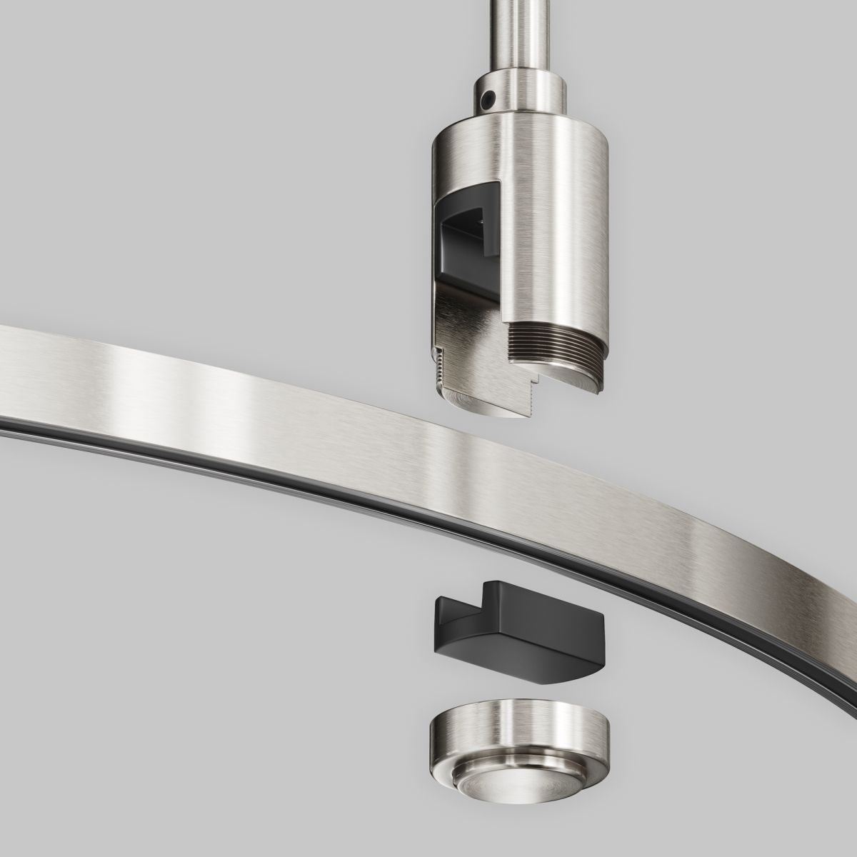 шинопровод накладной/подвесной maytoni flarity trx154-2sr-d1500-pt