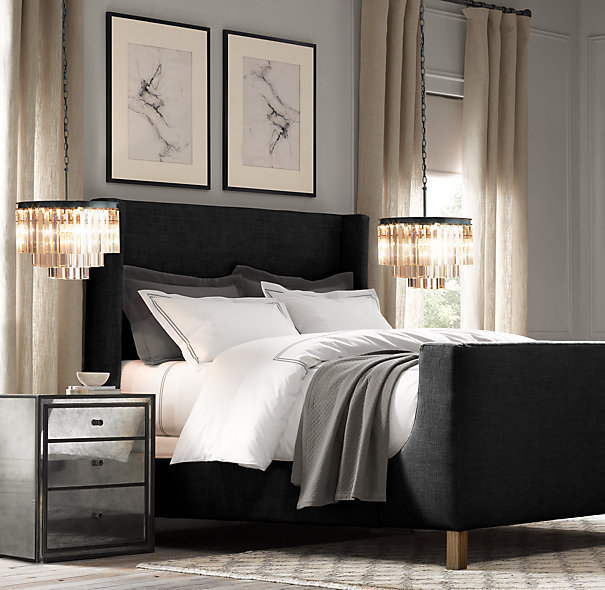 люстра odeon 6 kr0387p-6 black/clear delight collection