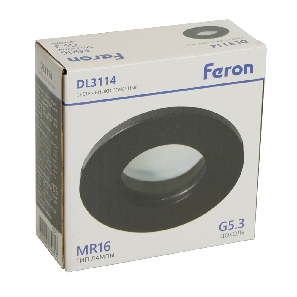 встраиваемый светильник feron dl3114 51367