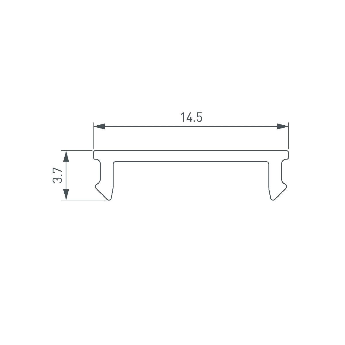 экран arlight sl-kant-h18-2000 flat opal 049155