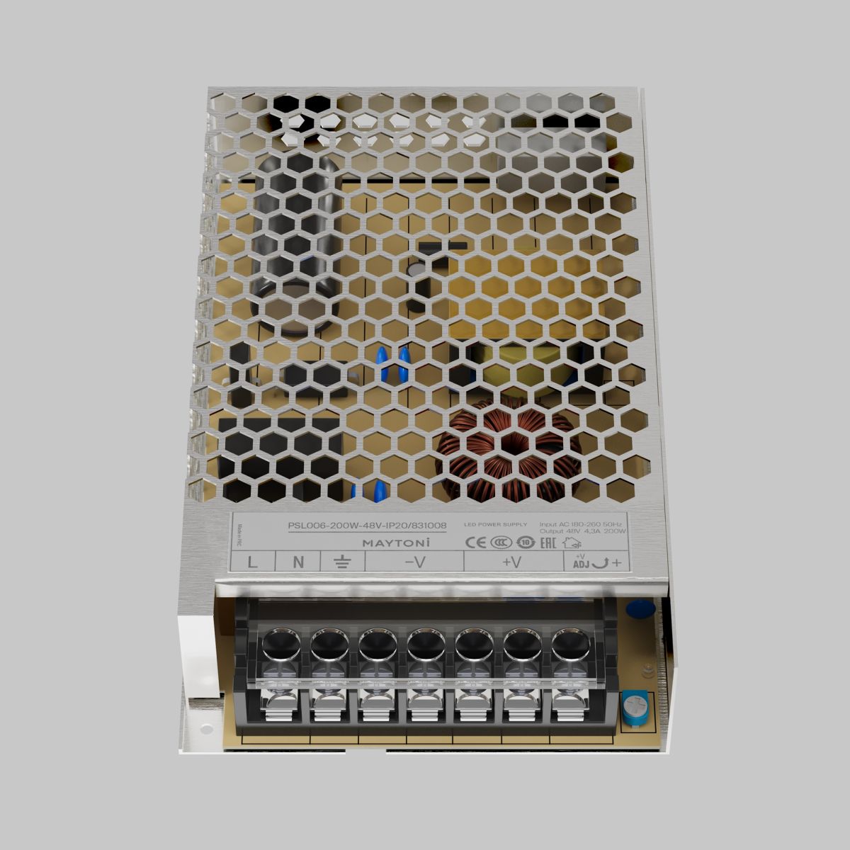 блок питания maytoni led strip psl006 48в 200вт ip20 831008