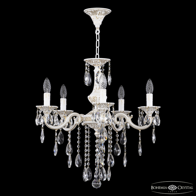подвесная люстра bohemia ivele crystal al78101/5/175 b wmg