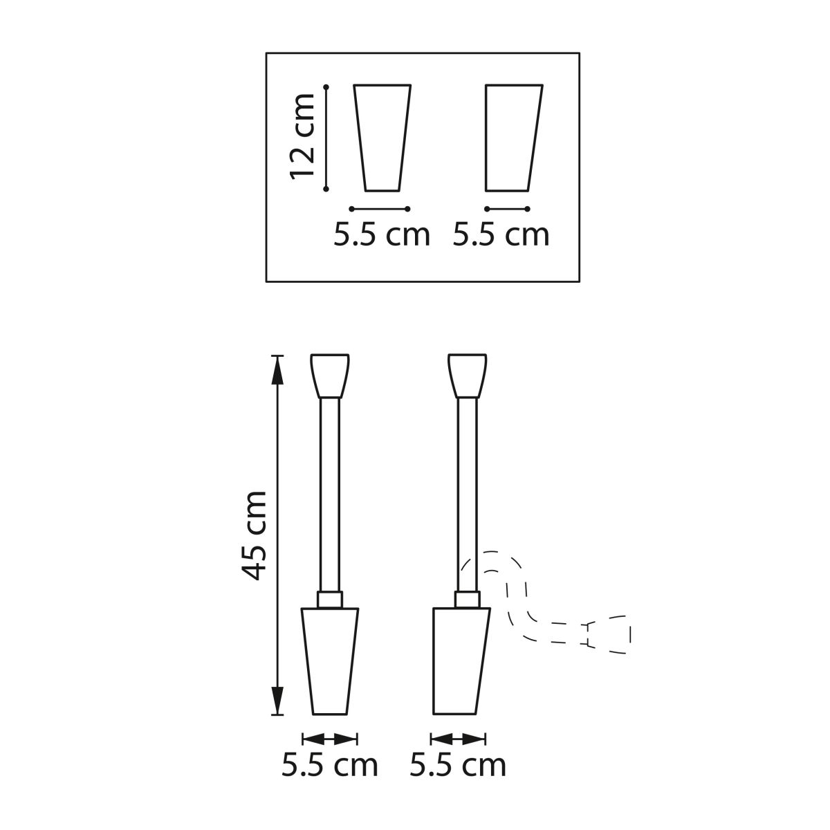 бра lightstar muro iii 808647