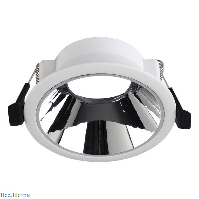 встраиваемый светильник crystal lux clt 052c wh-ch