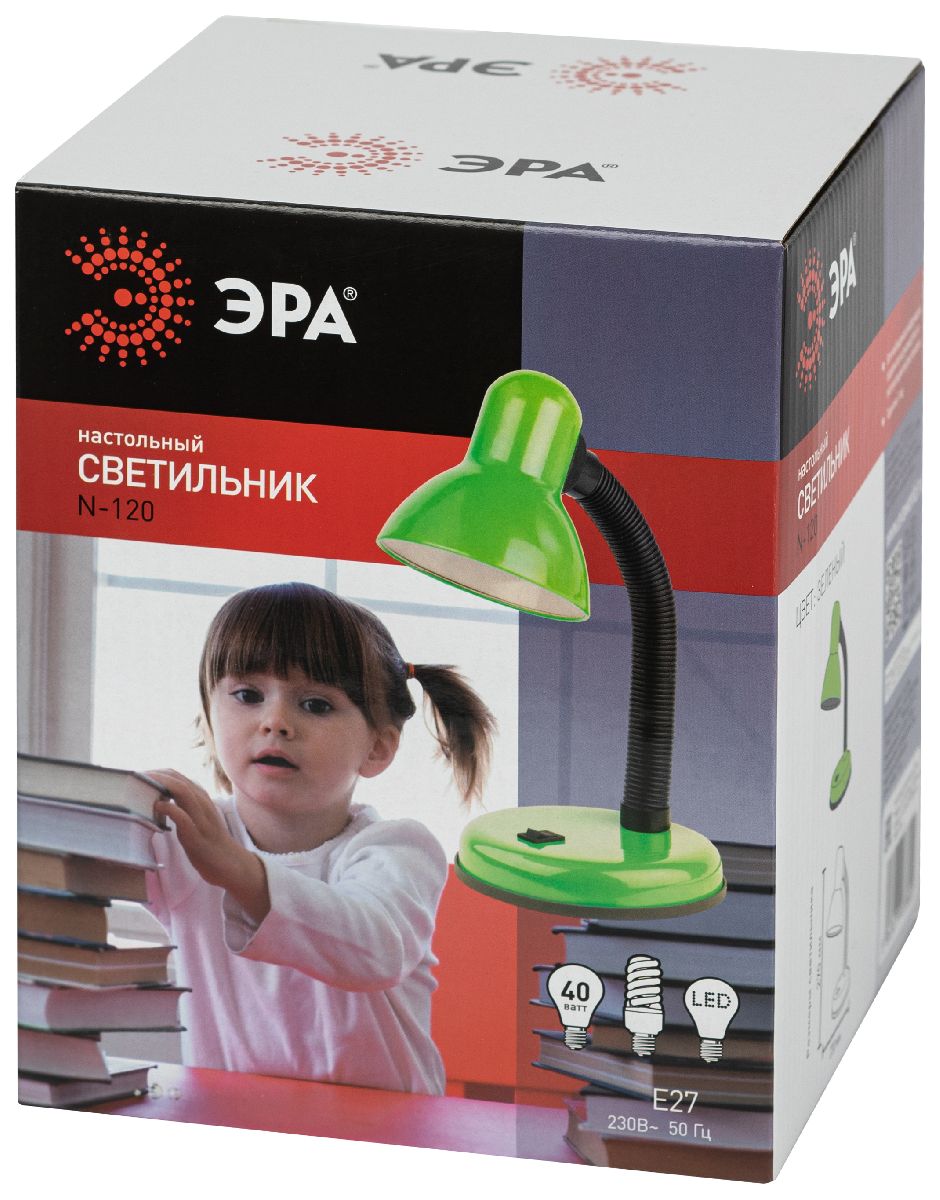 настольная лампа эра n-211-е27-40w-gr б0058668