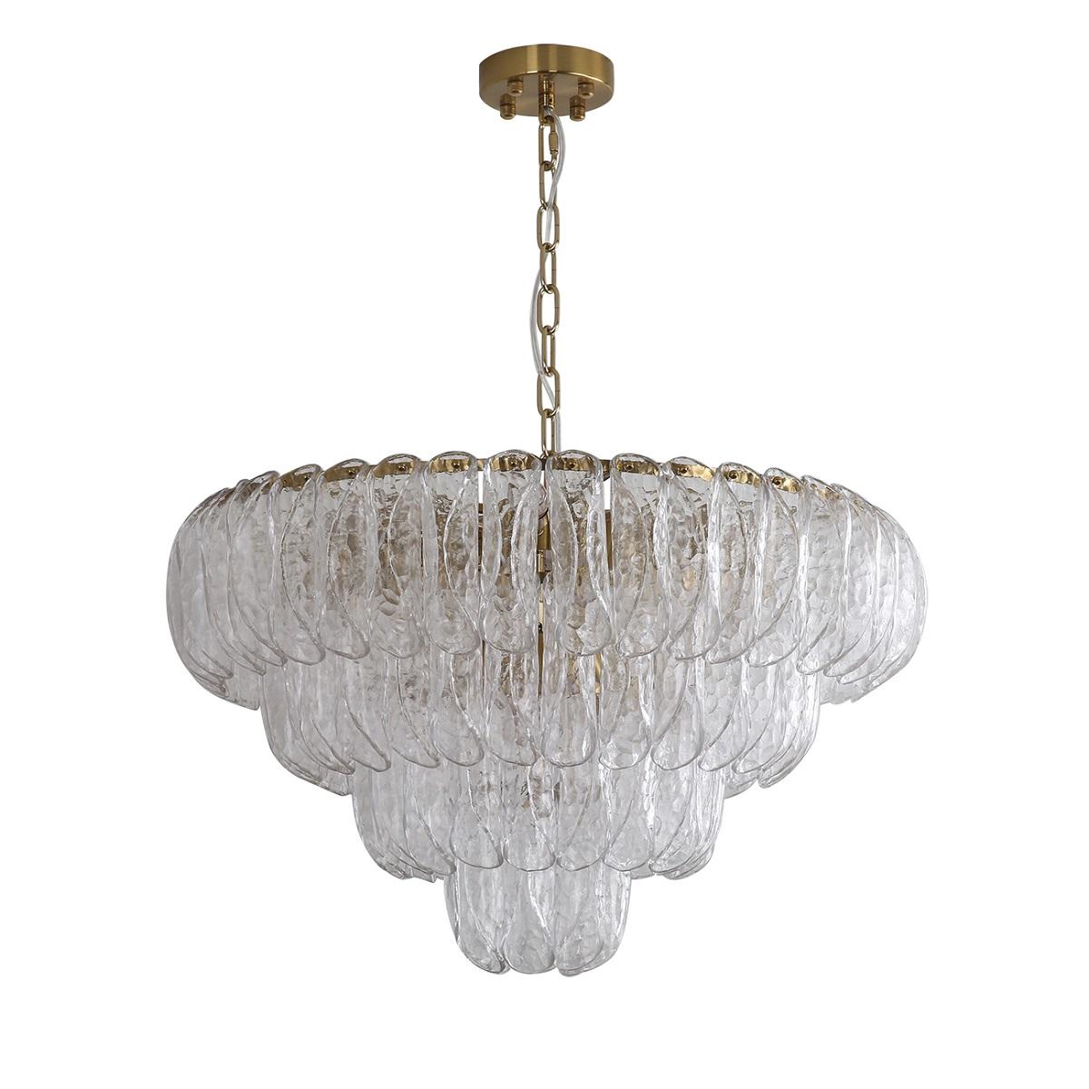 подвесная люстра indigo dalia 12034/15p brass v000375