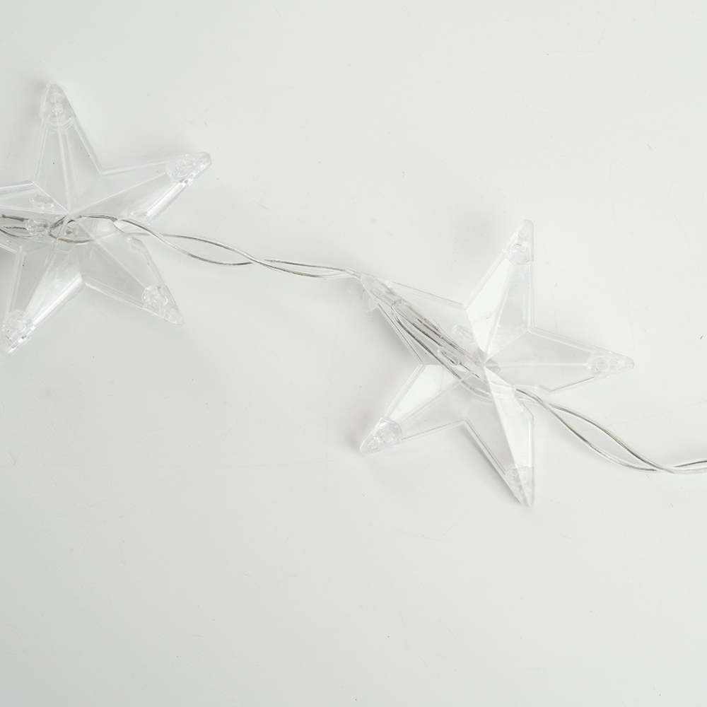 светодиодная гирлянда занавес звездочки feron cl25 48608