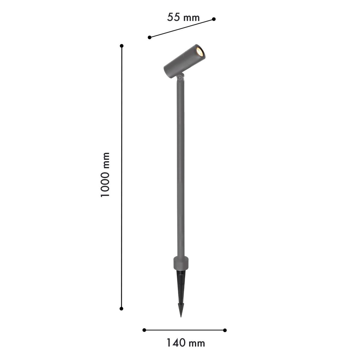 ландшафтный светильник favourite micron 4810-1f