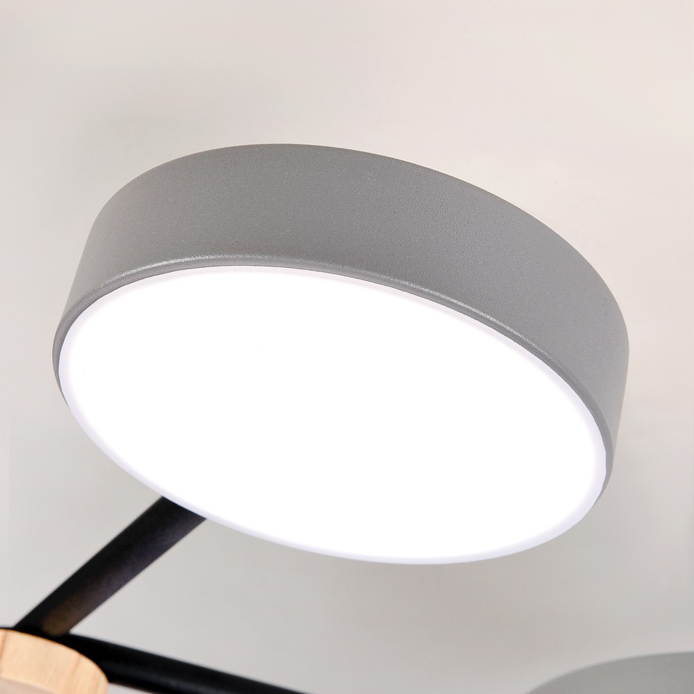 потолочная люстра led4u l3201-780 gr