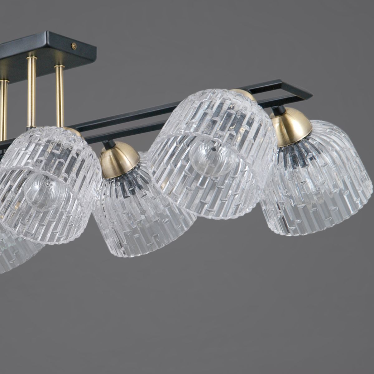 потолочная люстра illumico il0794-8csq-25bkab elite