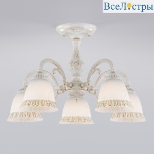 60107/5 белый с золотом