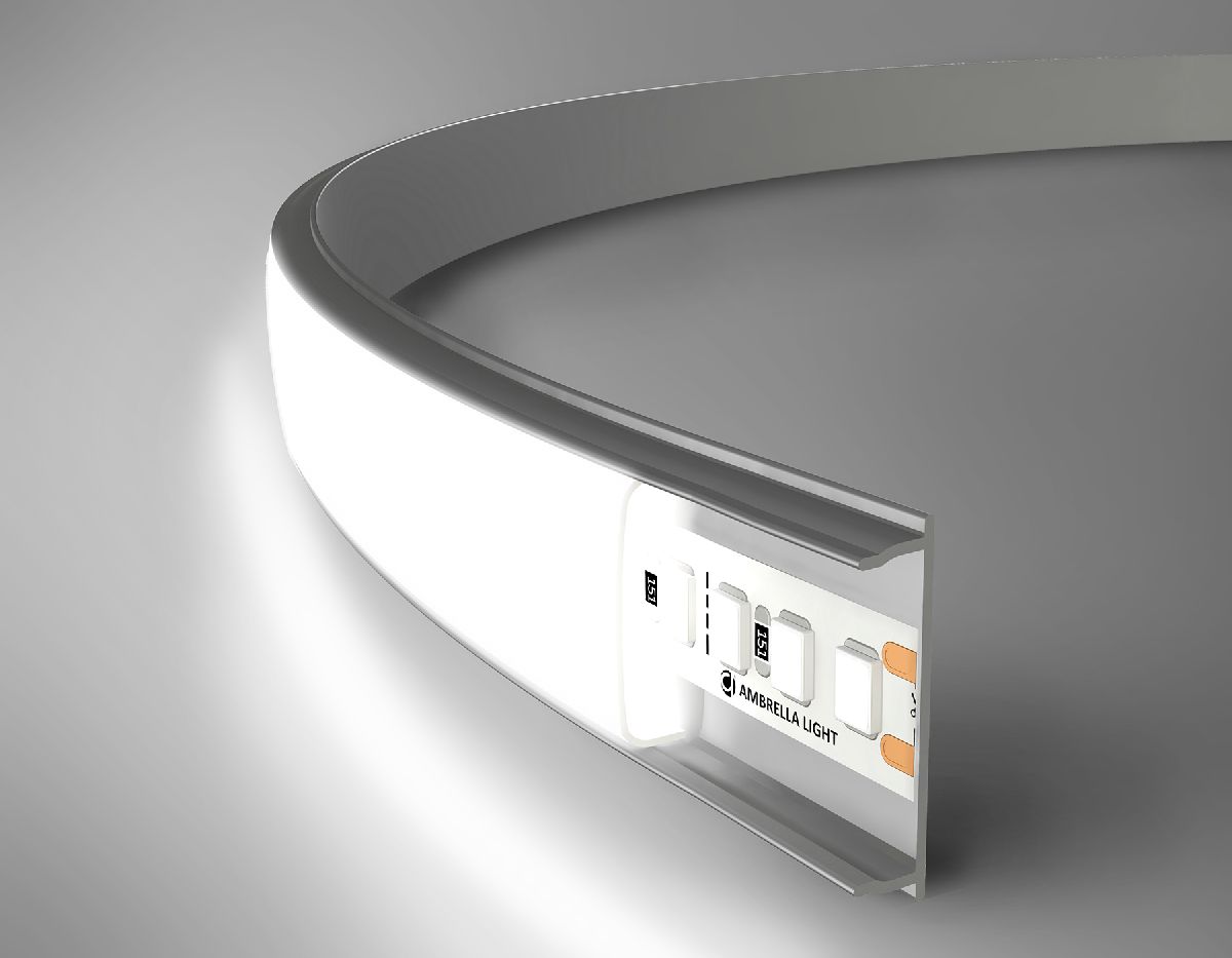 алюминиевый накладной профиль ambrella light alum profile gp1600al
