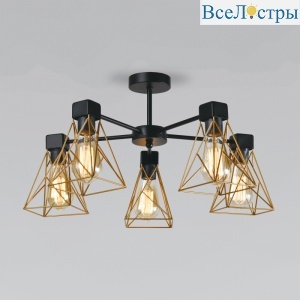 70107/5 черный/латунь