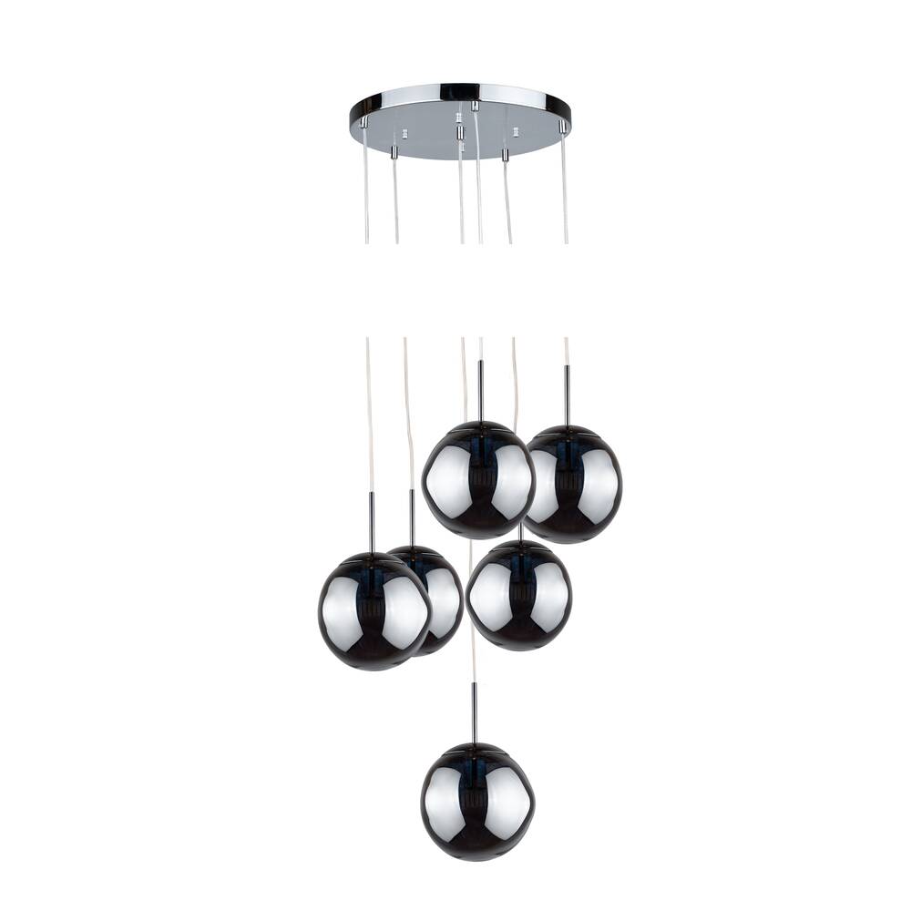 каскадная люстра am group am352-6ch