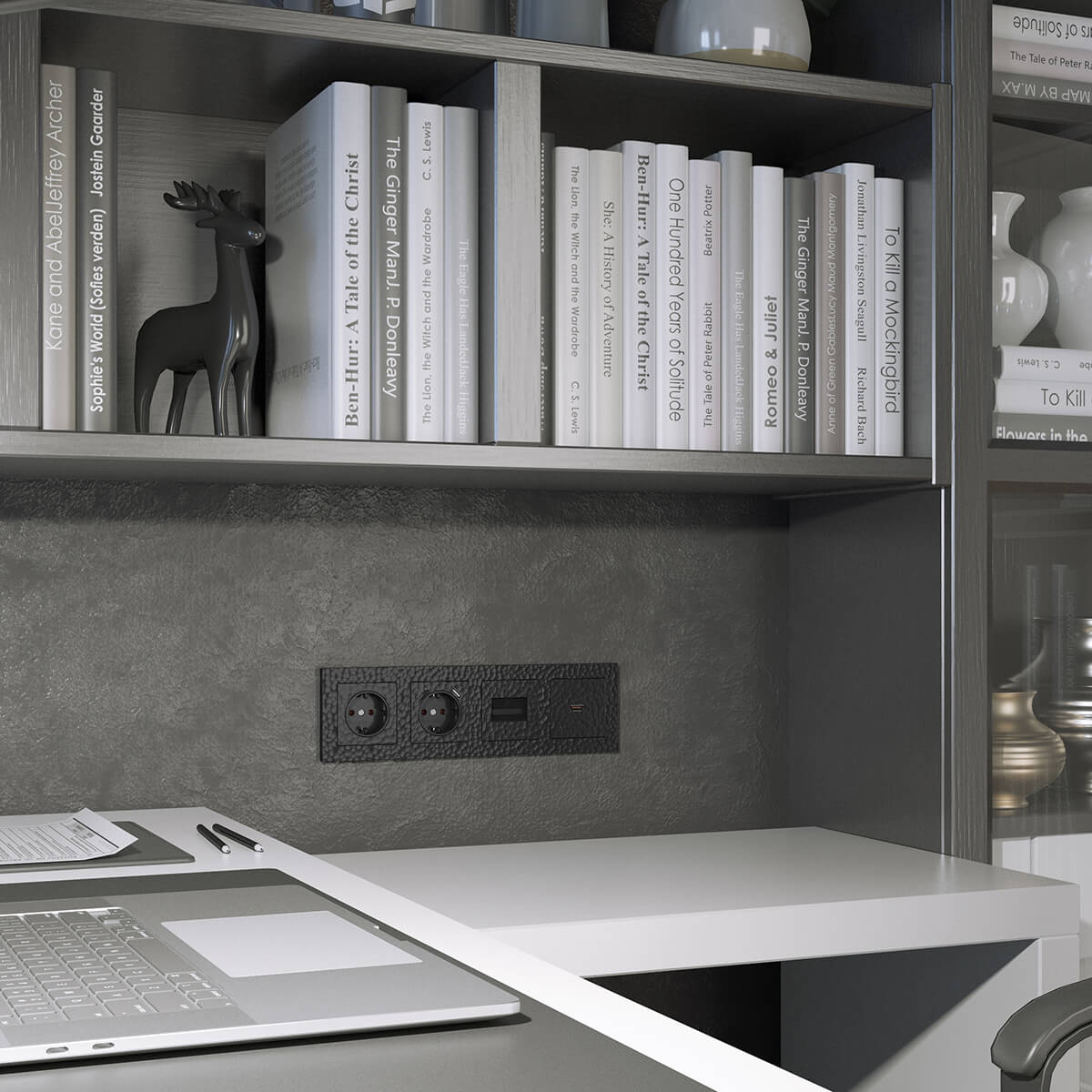 рамка werkel hammer черный 4690389163494